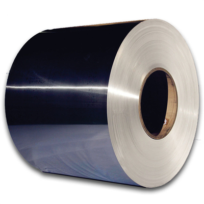 Grado de acero inoxidable en frío 304 316L 201 de la bobina del cobre de la mitad